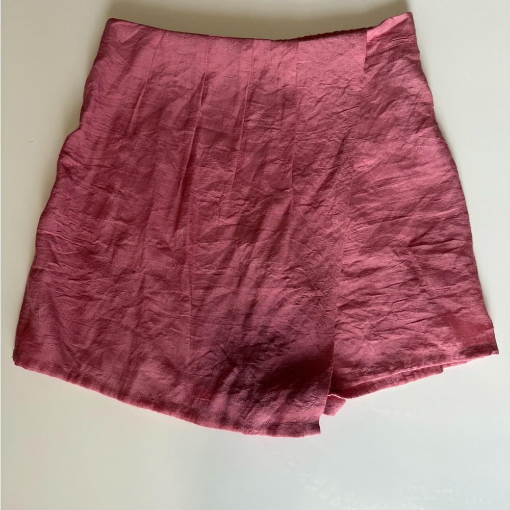 Pink Textured Skort.